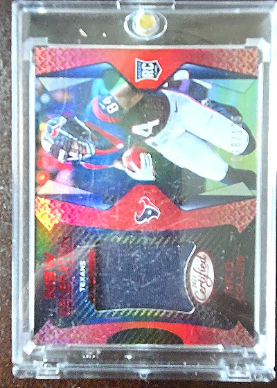 2021 Panini Certified New Generation Jerseys Mirror Red #NG-16 Dameon Pierce — front