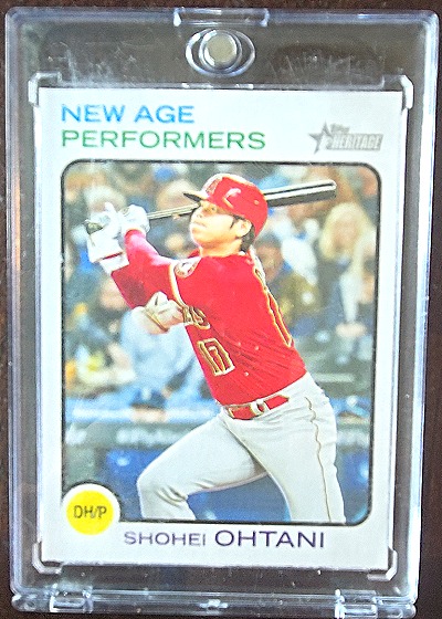 2022 Topps Heritage New Age Performers #NAP-4 Shohei Ohtani — front