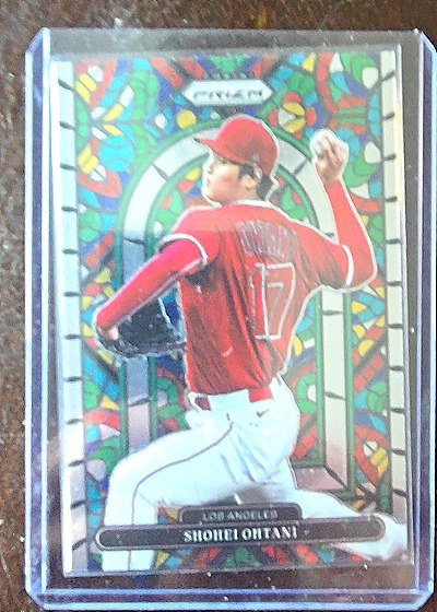 2022 Panini Prizm Stained Glass #SG-3 Shohei Ohtani — front