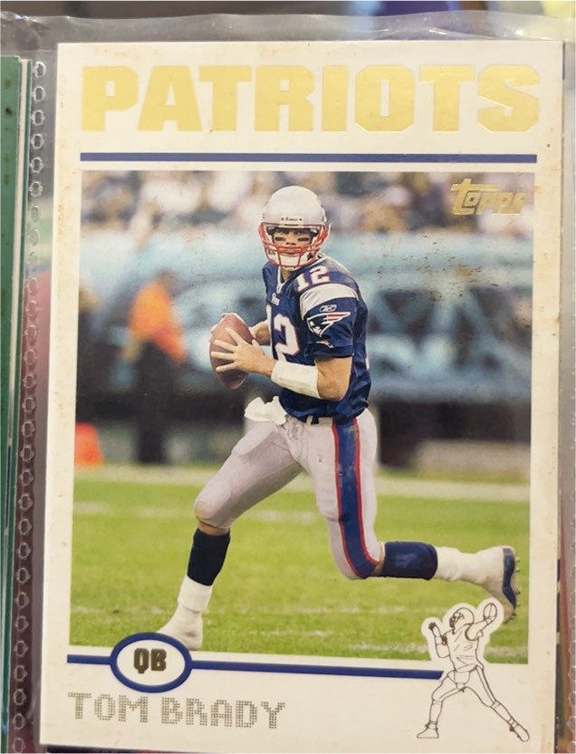 2004 Topps #275 Tom Brady — front