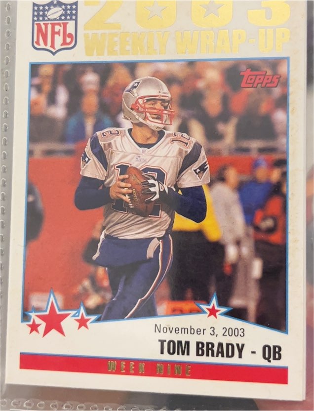 2004 Topps #299 Tom Brady — front