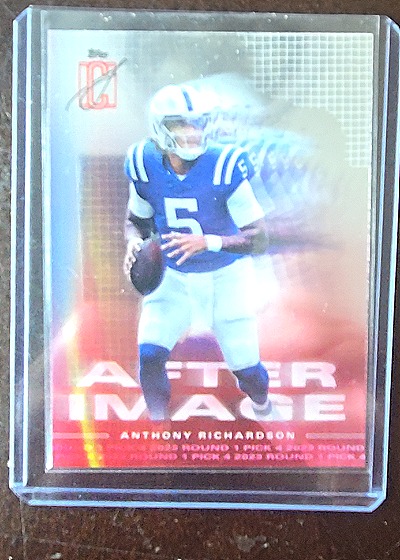2024 Topps Signature Class #AI-2 Anthony Richardson After Image Insert Card — front