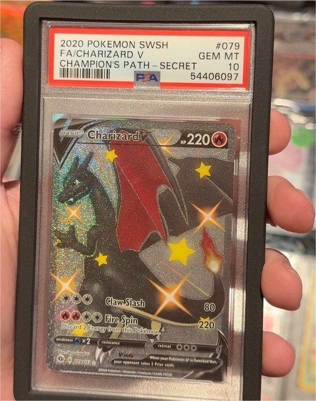 2020 Pokémon SWSH #079 Charizard V — front