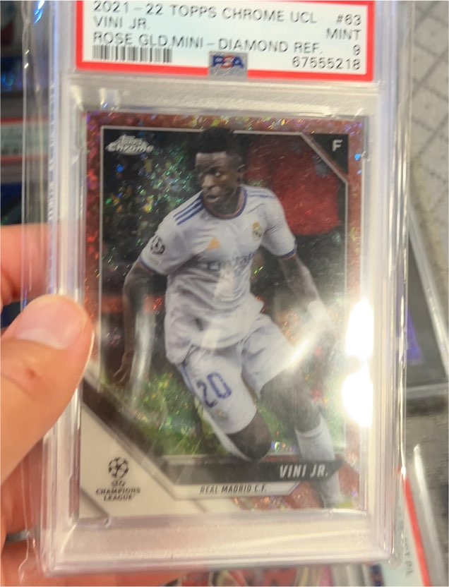 2021-22 Topps Chrome UCL #83 Vini Jr. — front
