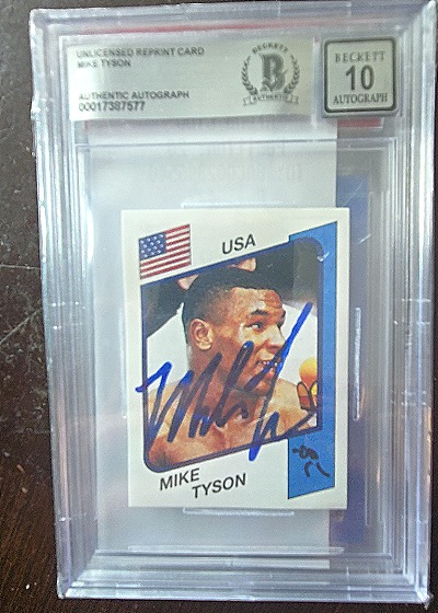 1986 Panini Supersport #153 Mike Tyson — front