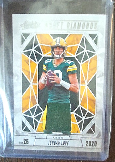 2024 Panini Absolute Draft Diamonds #DDJ-JLE Jordan Love — front