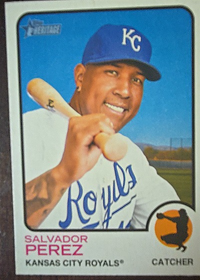 2022 Topps Heritage #267 Salvador Perez — front