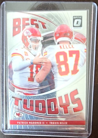 2024 Panini Donruss Optic #16 Patrick Mahomes II & Travis Kelce Best Tuddys — front