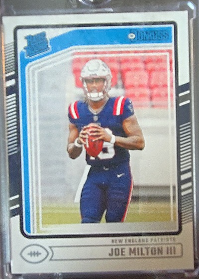 2024 Donruss #319 Joe Milton III — front