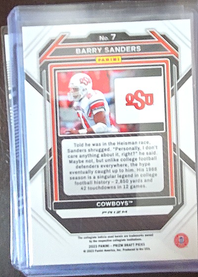 2023 Panini Prizm Draft Picks #7 Aidan O'Connell — front