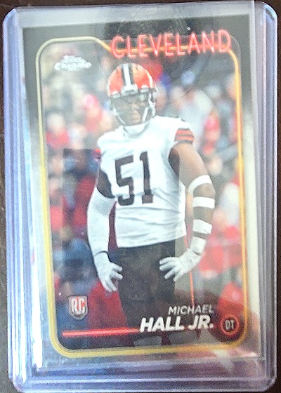 2024 Topps Chrome #268 Michael Hall Jr. — front