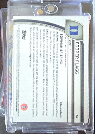 2023 Topps Bowman Chrome #D Lamar Jackson — front