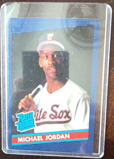 1990 Fun City #156 Michael Jordan Rated Rookie Chicago White Sox — front