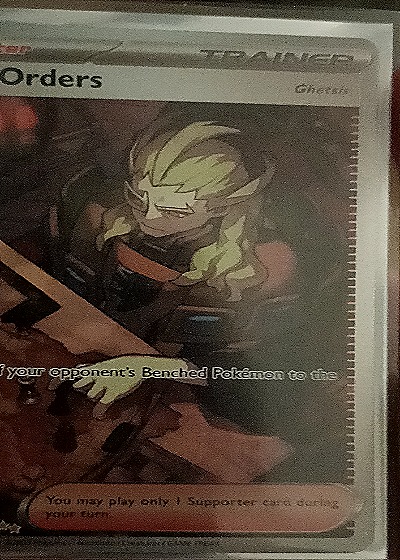 2023 Pokémon Scarlet & Violet Triplet Beat #100 Boss's Orders (Ghetsis) SAR — front