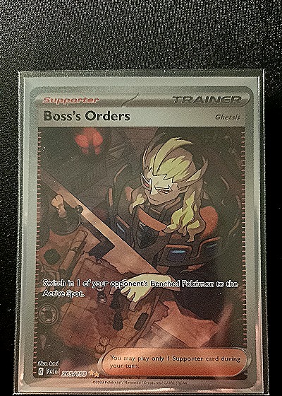 2023 Pokémon SV02: Paldea Evolved #265/193 Boss's Orders — front
