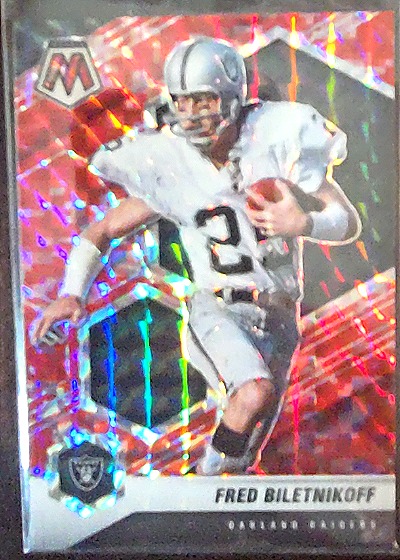 2021 Panini Mosaic #105 Fred Biletnikoff — front