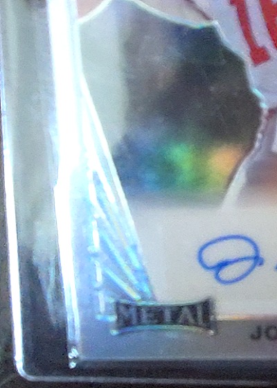 2022 Leaf Metal Autograph Card — front