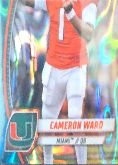 2024 Bowman University Chrome #38 Cameron Ward — front