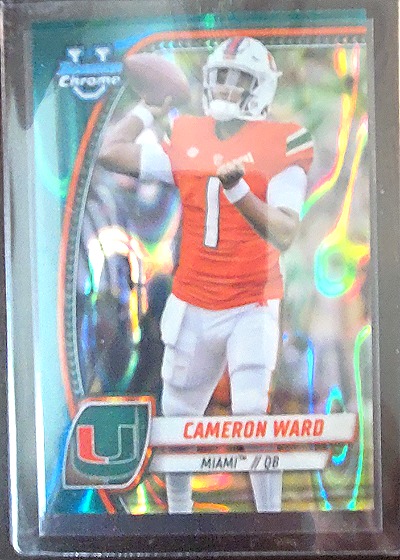 2024 Bowman Chrome University #38 Cameron Ward — front