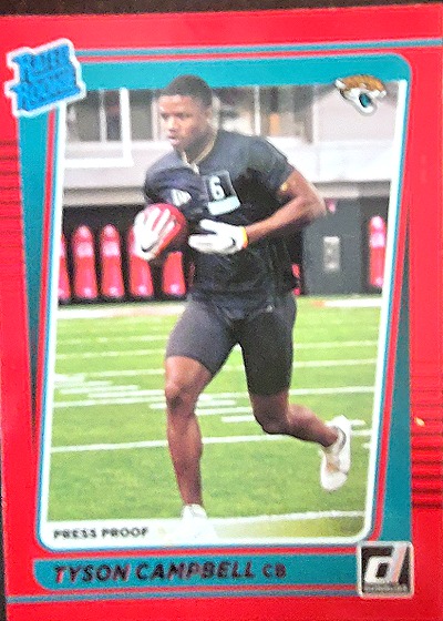 2021 Donruss #347 Tyson Campbell — front