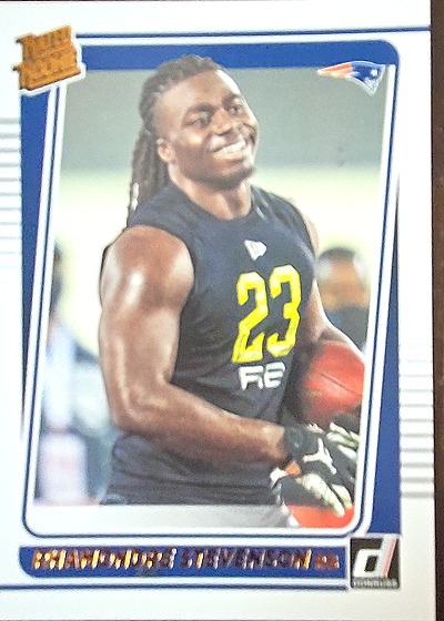 2021 Donruss Rated Rookie Portrait #286 Rhamondre Stevenson — front