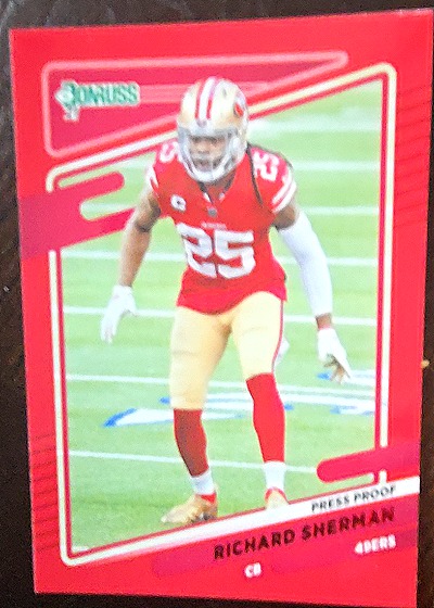2021 Donruss #60 Richard Sherman — front