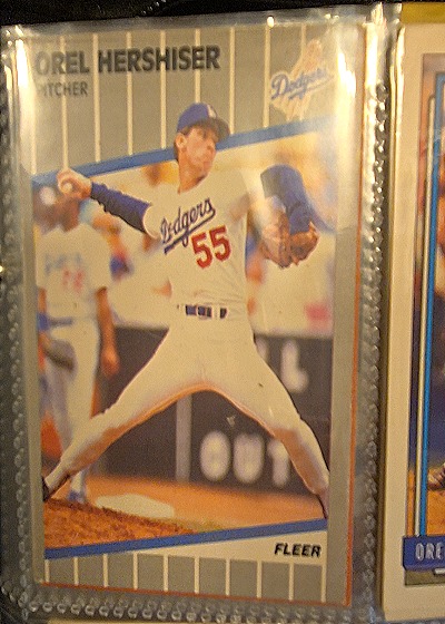 1989 Fleer #62 Orel Hershiser — front