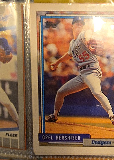 1992 Topps #175 Orel Hershiser — front