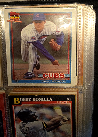 1991 Topps #40 Greg Maddux — front