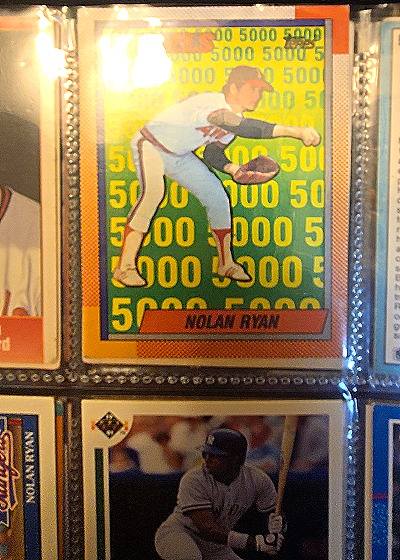 1990 Topps #3 Nolan Ryan — front