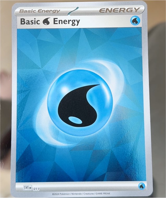 2024 Pokémon SV07: Stellar Crown #011 Basic Water Energy — front