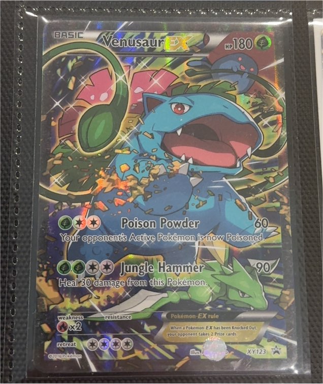 2016 Pokémon TCG Venusaur EX #XY123 — front