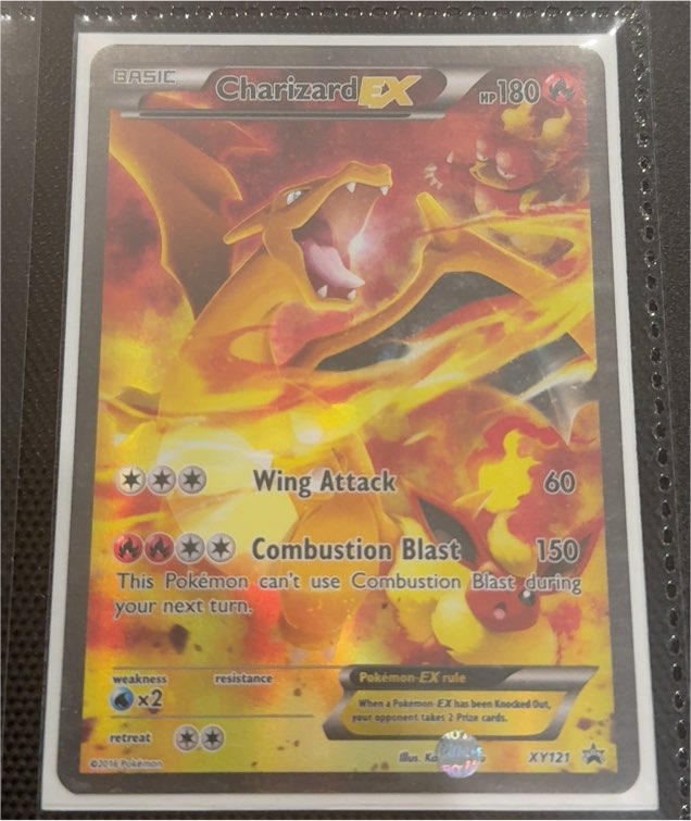 2016 Pokémon XY #XY121 Charizard EX — front