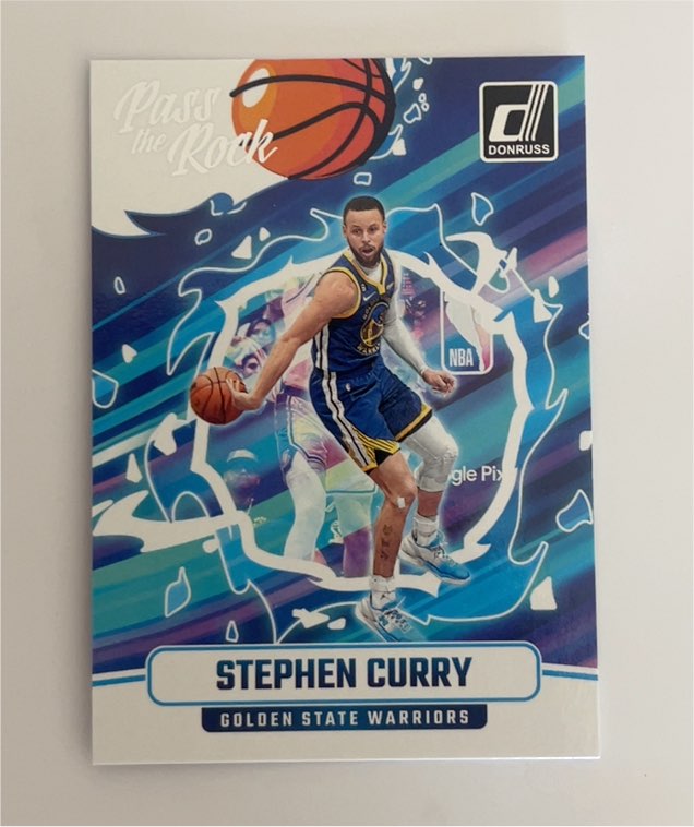 2024-25 Panini Donruss #5 Stephen Curry Pass the Rock — front