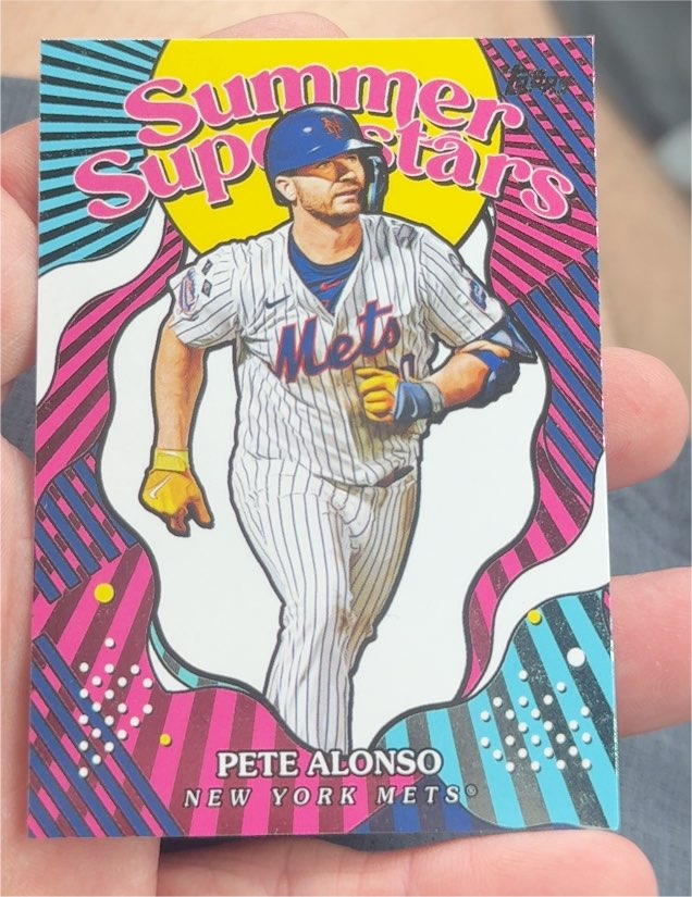 2025 Topps Series 2 Summer Superstars #SS-26 Pete Alonso — front