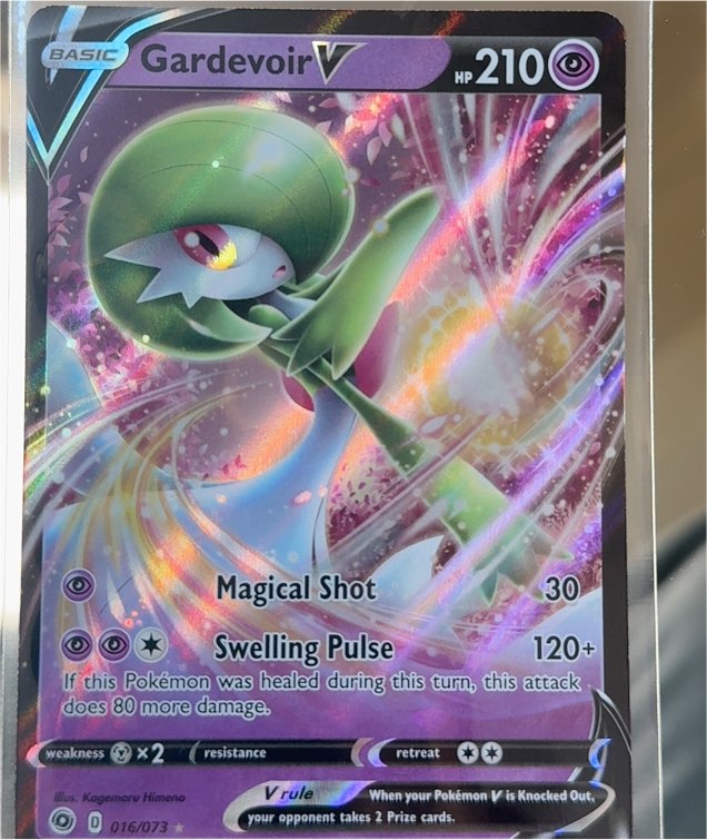 2020 Pokémon Champion's Path #16 Gardevoir V — front