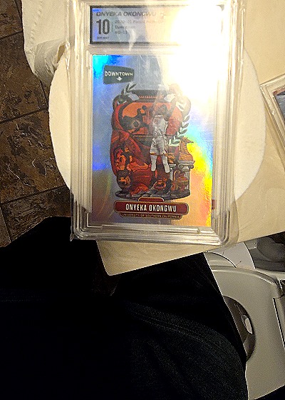 2020-21 Panini Prizm Draft Picks Downtown #D-11 Onyeka Okongwu — front
