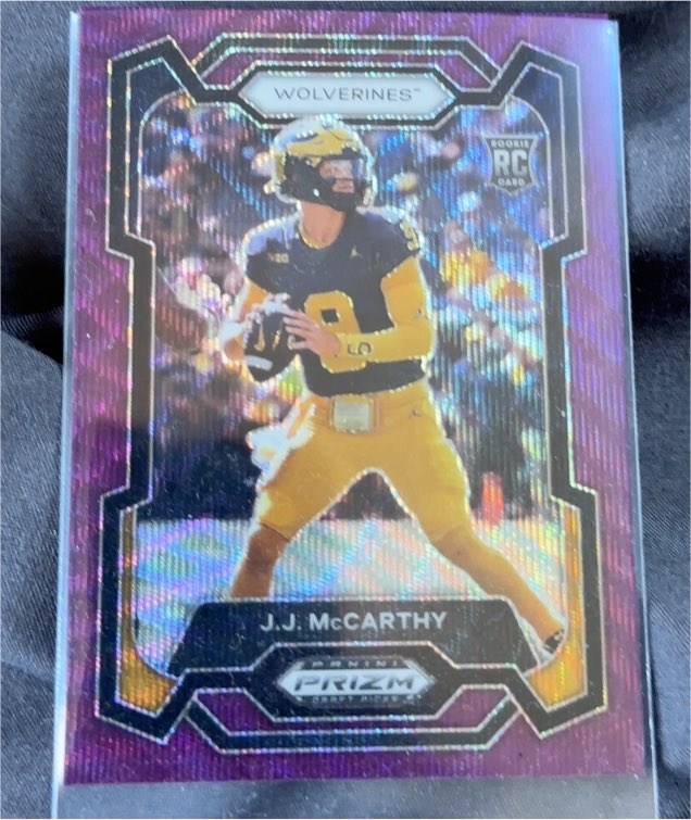 2024 Panini Prizm Draft Picks #132 J.J. McCarthy — front