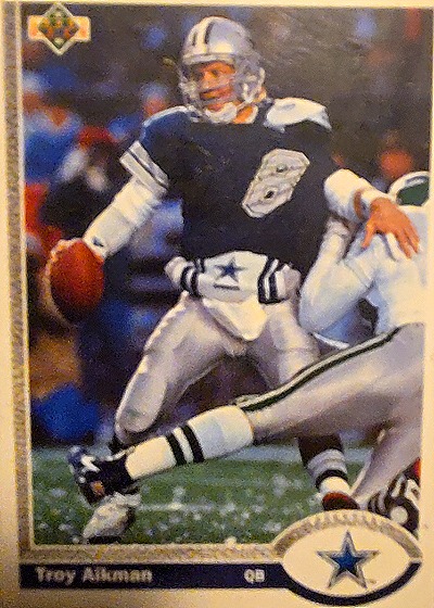 1991 Upper Deck #152 Troy Aikman — front