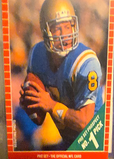 1989 Pro Set #490 Troy Aikman Dallas Cowboys — front