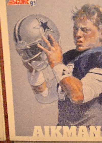 1991 Score #631 Troy Aikman — front