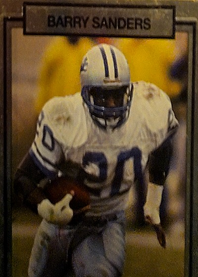 1991 Pro Set #502 Barry Sanders — front