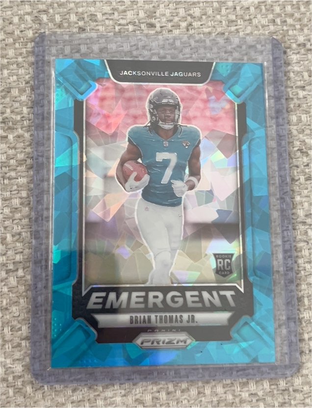 2024 Panini Prizm #12 Brian Thomas Jr. Emergent — front