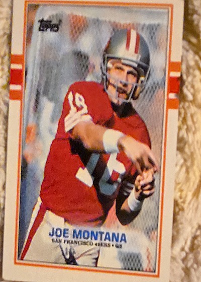 1989 Topps #12 Joe Montana — front