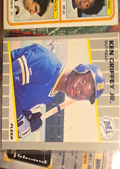 1989 Fleer #548 Ken Griffey Jr. — front