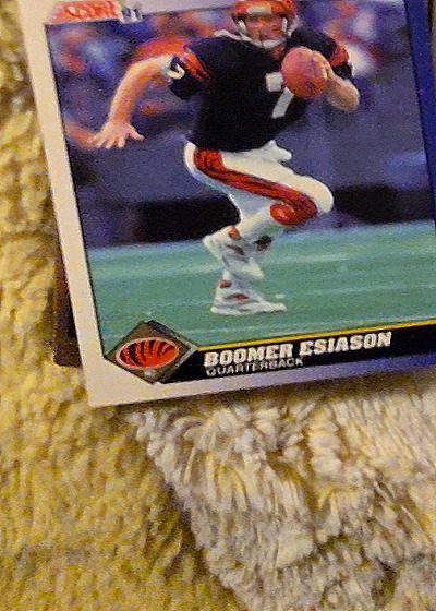 1991 Score #354 Boomer Esiason — front