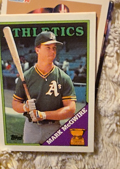 1988 Topps #580 Mark McGwire — front