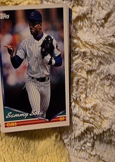 1994 Topps #725 Sammy Sosa — front