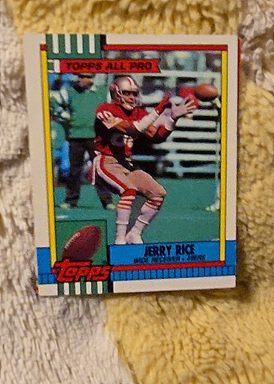 1990 Topps #8 Jerry Rice — front