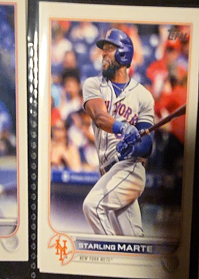 2022 Topps Update #US214 Starling Marte — front